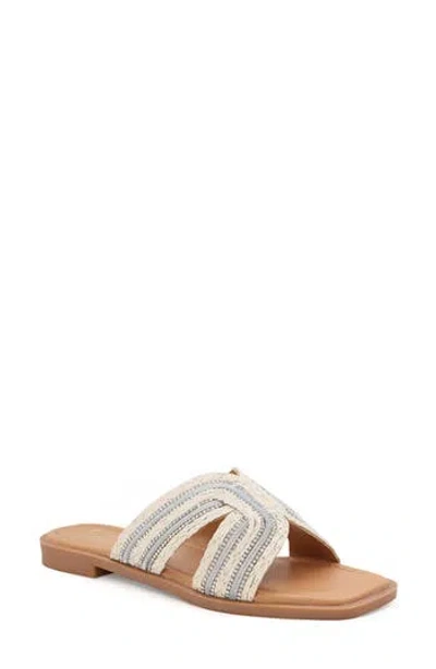 Yoki Suzana Slide Sandal In White