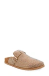 Yoki Tamara Crystal Embellished Clog In Tan