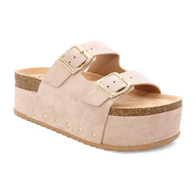 Yoki Womens Camila Strap Sandals In Neutral