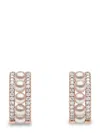 Yoko London 18kt Rose Gold Eclipse Akoya Pearl And Diamond Earrings In 9