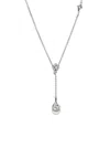 Yoko London 18kt White Gold Trend Freshwater Pearl And Diamond Necklace In 7