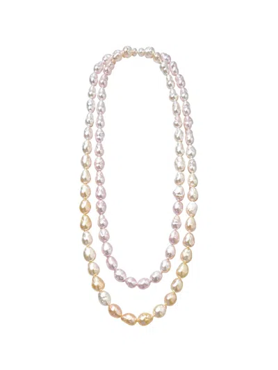 Yoko London Pearl Necklace In Multi