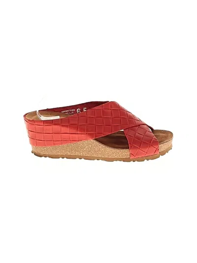 Pre-owned Yokono Wedges In Red
