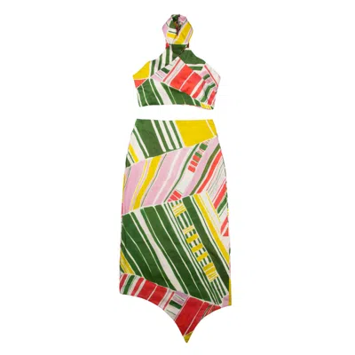 Yola Neme Fauna Set In Blue/green/red/yellow