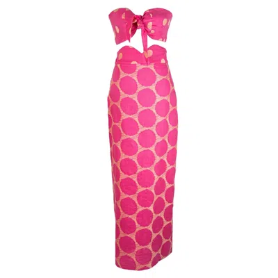 Yola Neme Pink / Purple Salma Set In Pink/purple