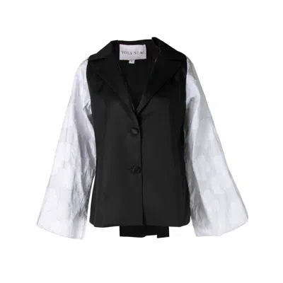 Yola Neme Women's Black / White Cosmos Top In Black/white