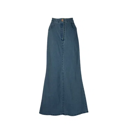 Yola Neme Women's Blue Bromelia Skirt