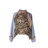 Yola Neme Women's Brown / Blue Calixta Jacket In Brown/blue
