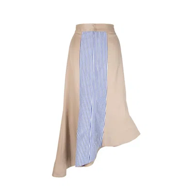 Yola Neme Women's Brown / Blue Felina Skirt In Brown/blue