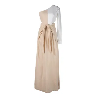 Yola Neme Women's Brown Roma Long Dress