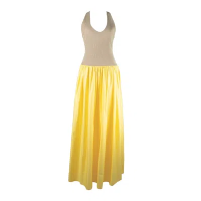 Yola Neme Women's Brown / Yellow / Orange Paloma Dress In Brown/yellow/orange