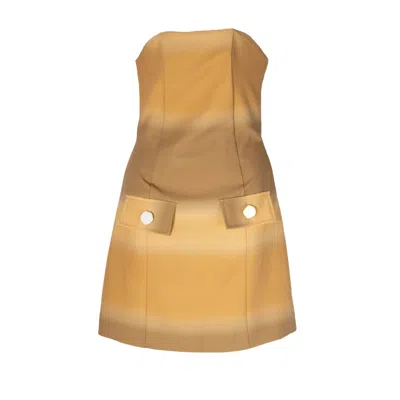 Yola Neme Women's Gold Carino Mini Dress