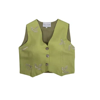 Yola Neme Women's Green Camelia Top