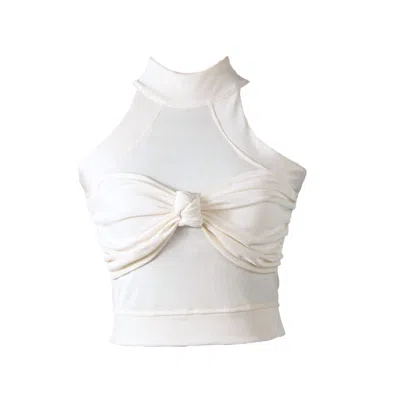 Yola Neme Women's Neutrals Katarina Top In White