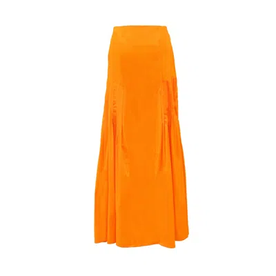 Yola Neme Women's Orange Cristiana Skirt