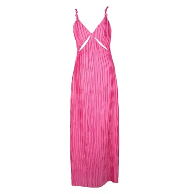 Yola Neme Women's Pink / Purple Selna Long Dress In Pink/purple