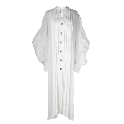Yola Neme Women's White Agua De Coco Dress