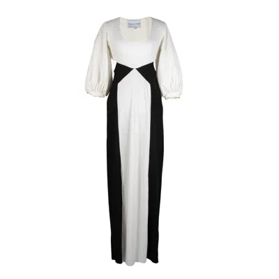 Yola Neme Women's White / Black Alma Dress In White/black