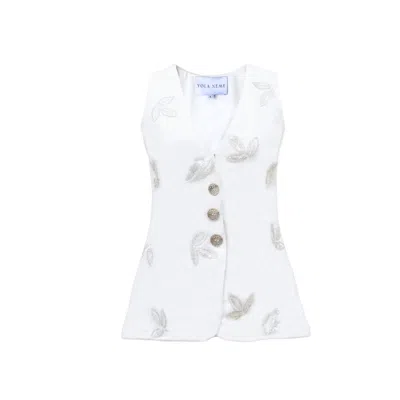 Yola Neme Women's White Caribeña Top