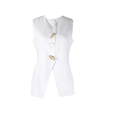 Yola Neme Women's White Conchita Top