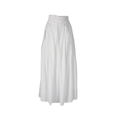Yola Neme Women's White Mina Skirt