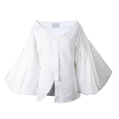 Yola Neme Women's White Rumba Top