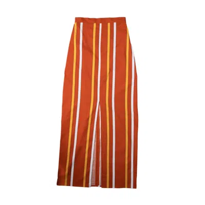 Yola Neme Women's Yellow / Orange Anais Skirt In Yellow/orange