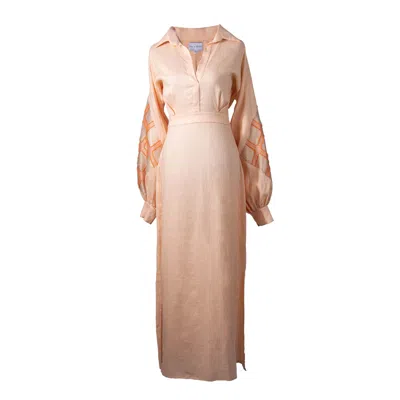 Yola Neme Women's Yellow / Orange Ela Dress In Yellow/orange