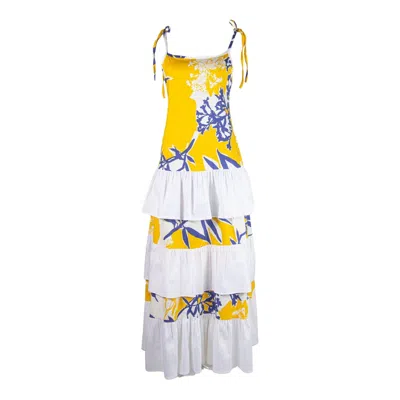 Yola Neme Women's Yellow / Orange Eleonora Dress In Yellow/orange