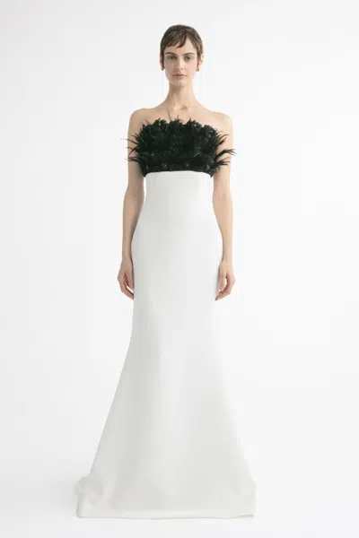 Yolancris Strapless Empire Waist Gown