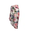 Yomisma Women's Black / Pink / Purple Rosa Sarong In Black/pink/purple