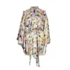 Yomisma Women's Poppy Signature Short Kimono Duster In Pink