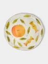 Yon Ho Kyung Apples Hand-painted Buncheong Platter In Multi