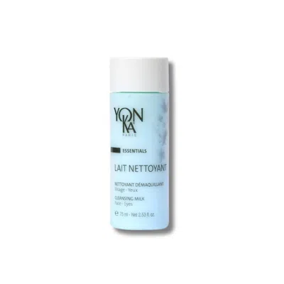 Yonka Lait Nettoyant Cleansing Makeup Remover Milk Gwp 1 oz Makeup 832630023508 In Blue