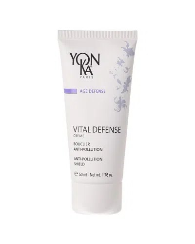 Yon-ka Paris 1.7oz Vital Defense Day Cream Daily Facial In Transparent