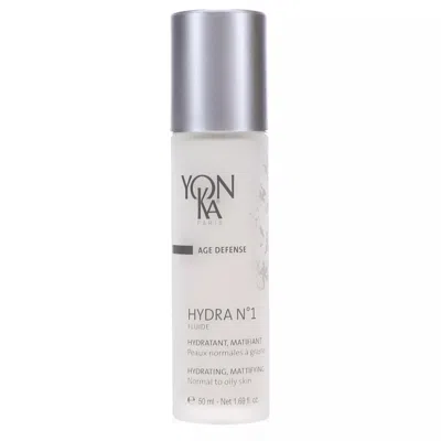 Yonka Unisex Age Defense Hydra No.1 Fluide With Hyaluronic Acid 1.69 oz Normal To Oily Skin Skin Car In Pink/green