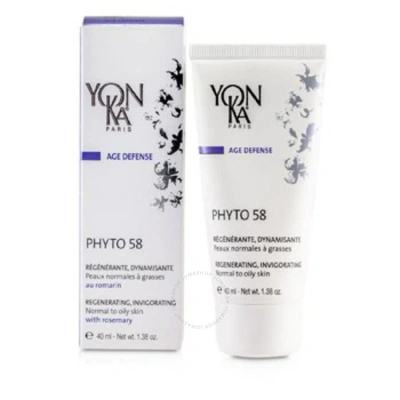 Yonka Unisex Age Defense Phyto 58 Creme With Rosemary - Revitalizing In White