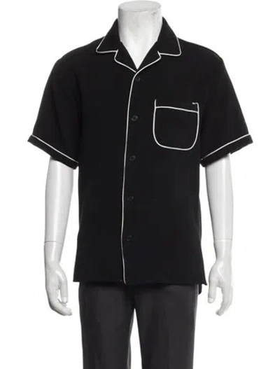 Pre-owned Yony Short Sleeve Shirt In Black