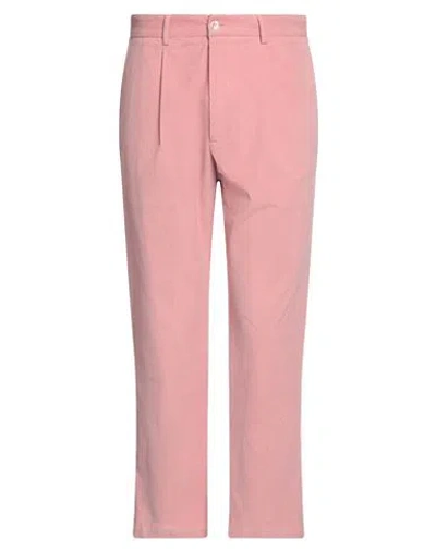 Yoon Man Pants Pink Size 34 Cotton, Elastane