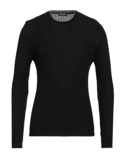 Yoon Man Sweater Black Size 46 Virgin Wool