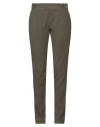 Yoon Woman Pants Military Green Size 8 Cotton, Elastane