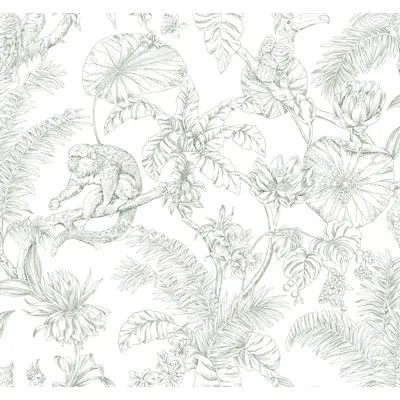 York Wallcoverings 27' L X 27" W Wallpaper Roll In Green