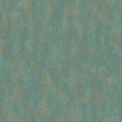 York Wallcoverings Antonina Vella Mixed Metals 33' L X 21" W 3d Embossed Wallpaper Roll In Teal,gold