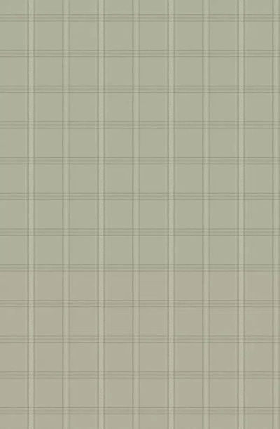 York Wallcoverings Auberge Plaid Geometric Wallpaper