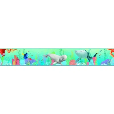 York Wallcoverings Border In Green,blue,yellow