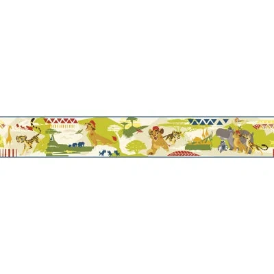 York Wallcoverings Border In Yellow,green,red