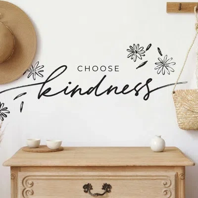 York Wallcoverings Choose Kindness Peel And Stick Wall Decals In Multi