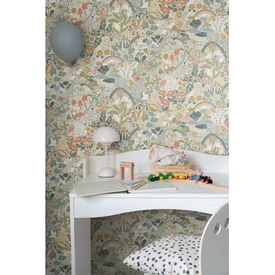 York Wallcoverings Double Roll In Green