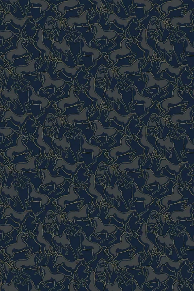 York Wallcoverings Dressage Stallions Animal Wallpaper