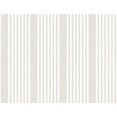 York Wallcoverings French Soft Linen Stripe Wallpaper In Neutral